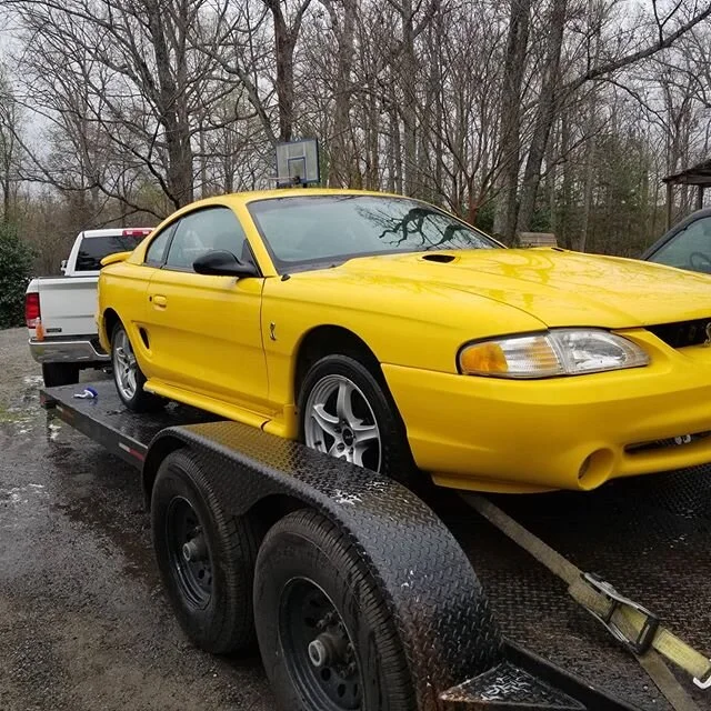 Welcome home old friend. Please forgive me. It wont happen again. lets pick up where we left off and finish what we started. 
#east_coast_motorsports #eastcoastmustangs #svt #turbocar #maximummotorsports #svtcobra