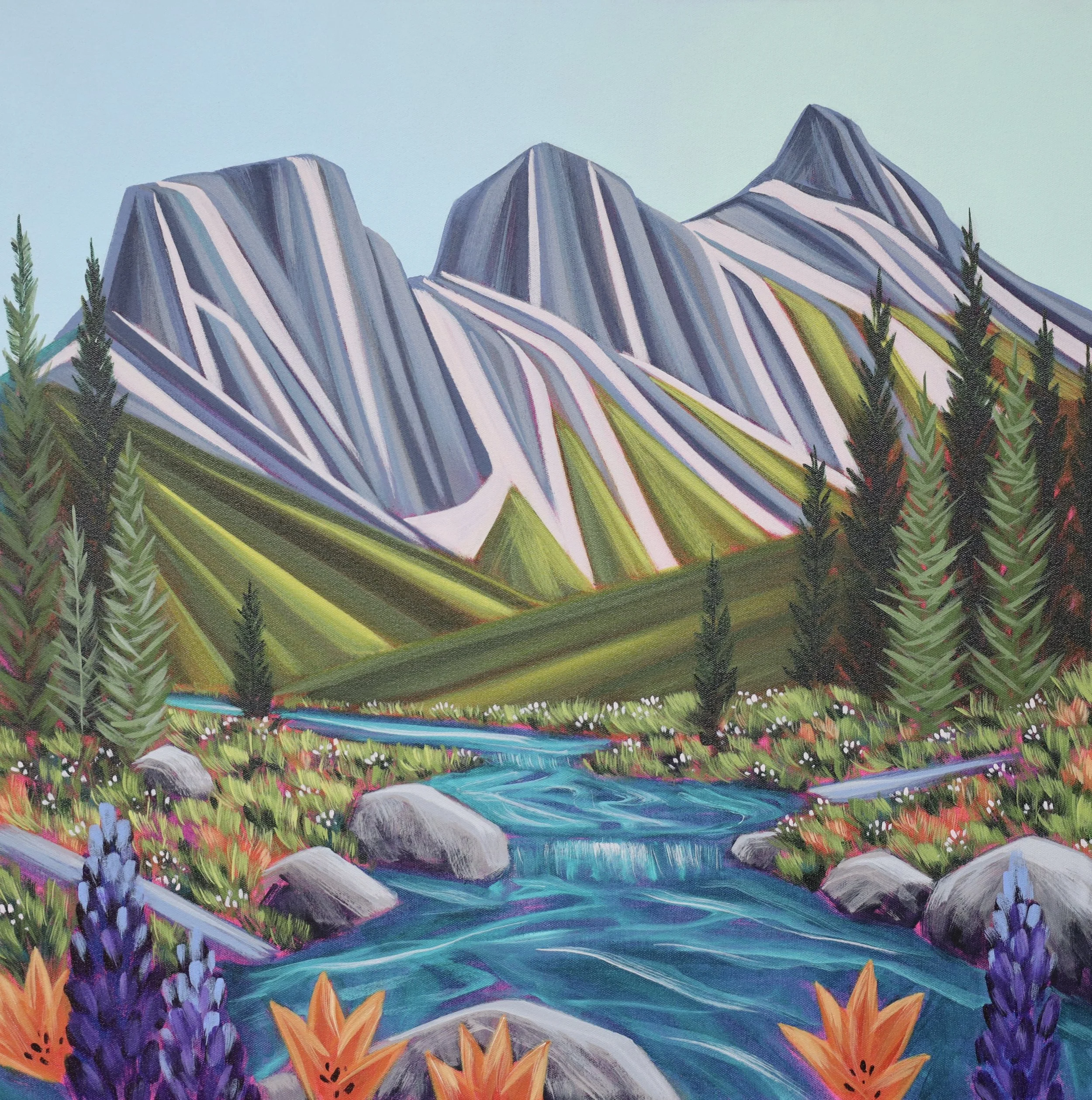 Lupin's Paradise Print