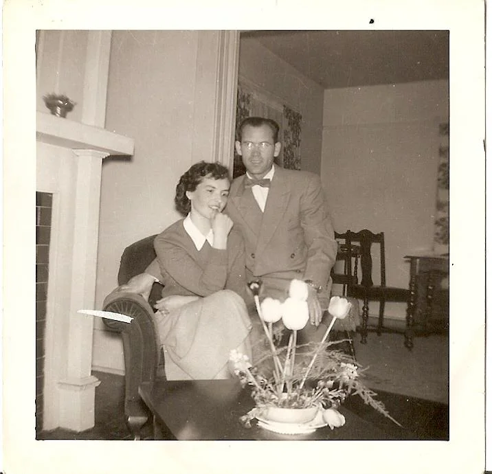 My Grandma and Grandpa Tutschek, married in Canada