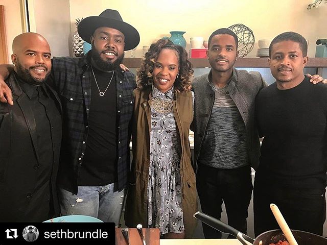 #Repost from @sethbrundle!
・・・
Day 4 of @butterandbrown | Special thanks to @larenztate @lahmardtate @laron_tate + @tatemenent for cooking, eating and hanging with us! Definitely had a blast!

#ButterAndBrown #AspireTV #OneBiteProductions #IssaRaePro