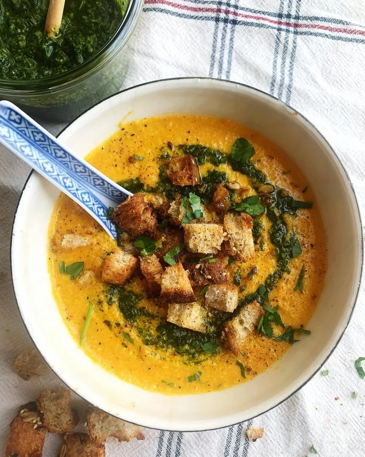 Root Vegetable and Citrus Soup 