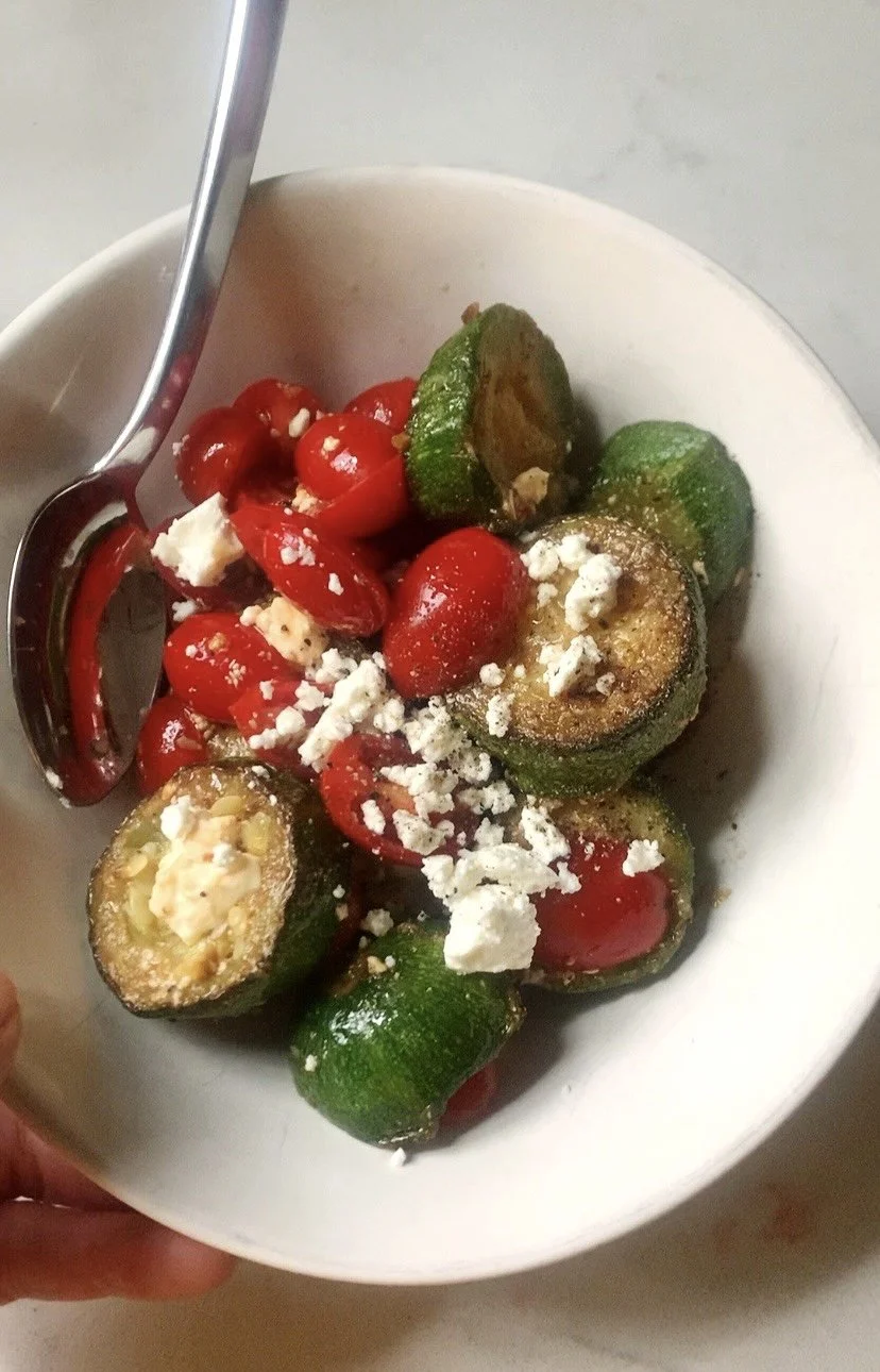 Garlicky Marinated Zucchini (or Other Vegetable of your choice!)