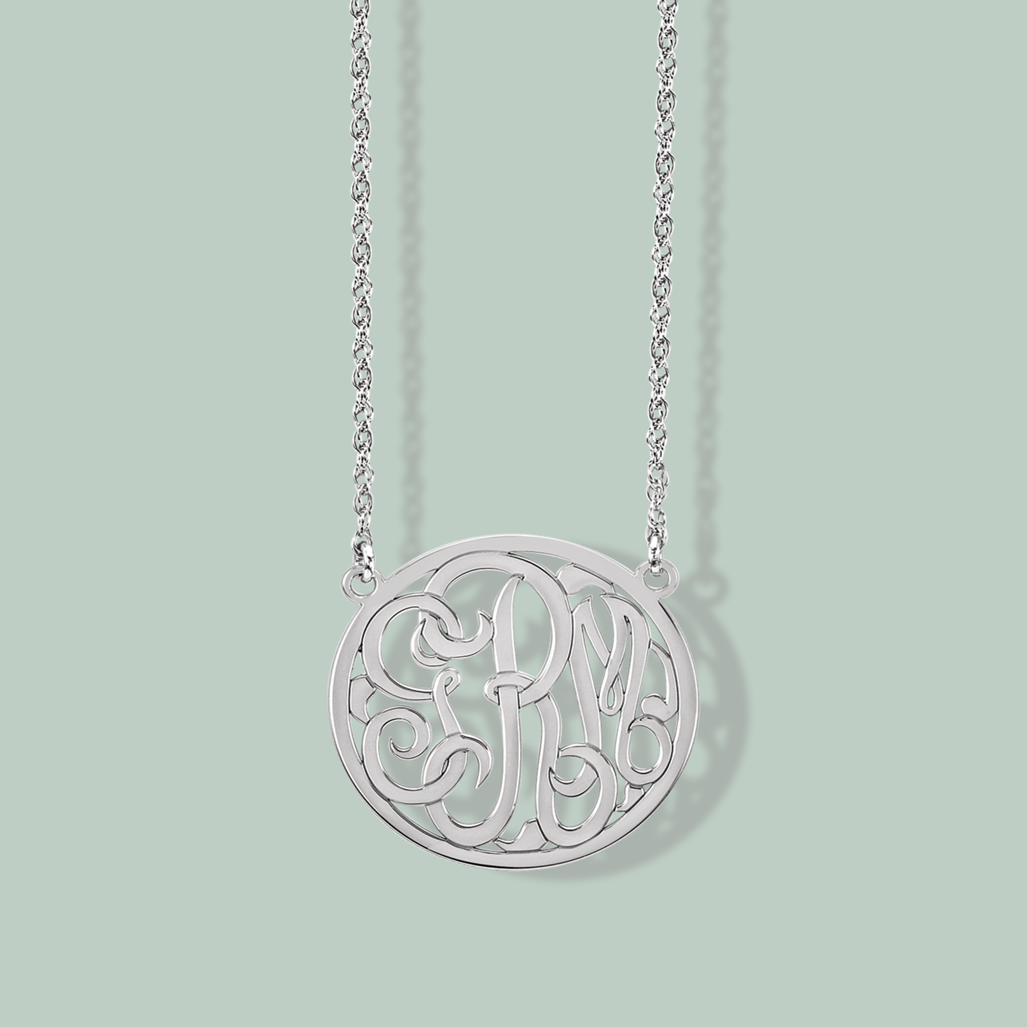 3 Letter Closed Script Monogram 