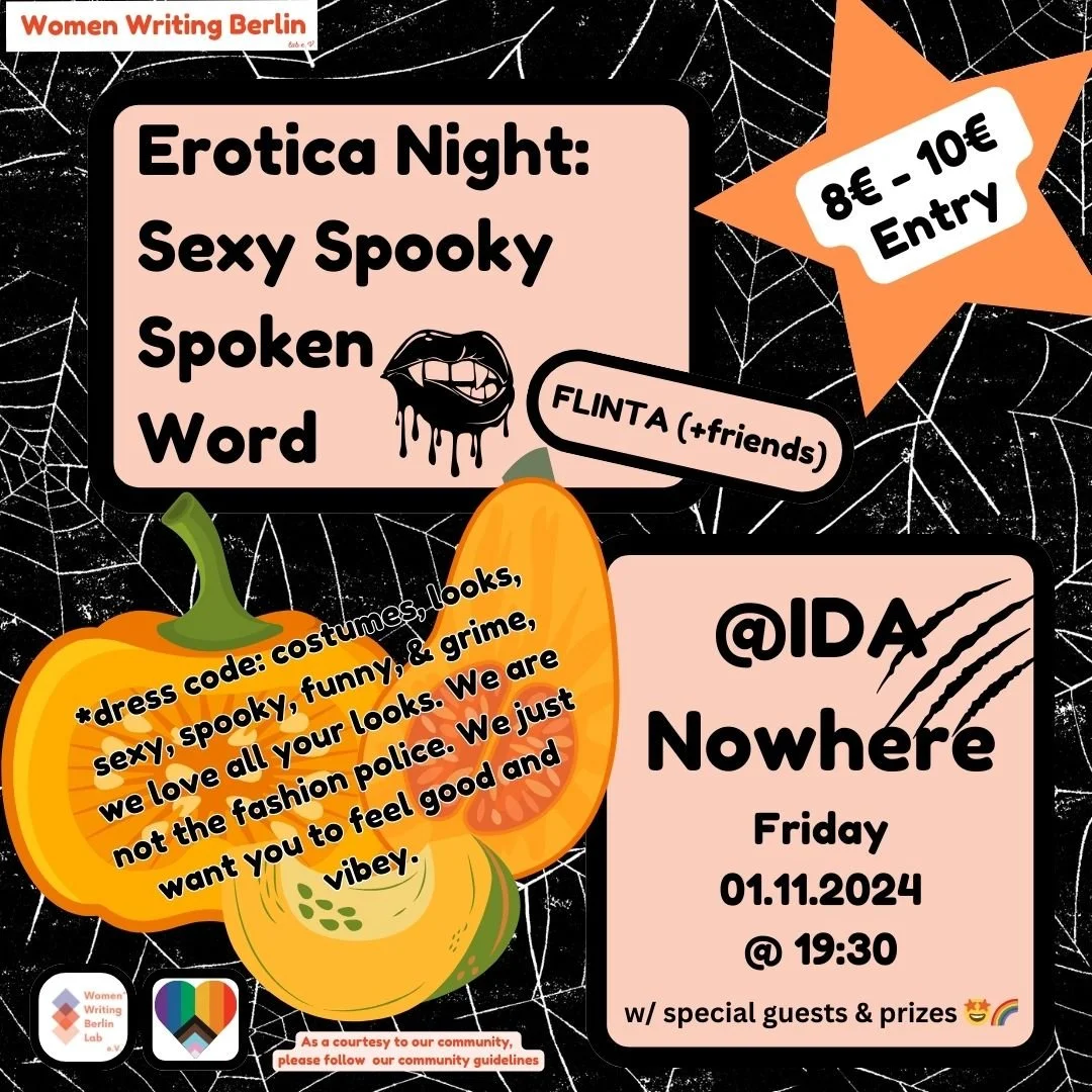 Pimenta Citrica &amp; The Golden Dick Host a Sexy Spooky Erotica Spoken Word Night (FLINTA +friends)