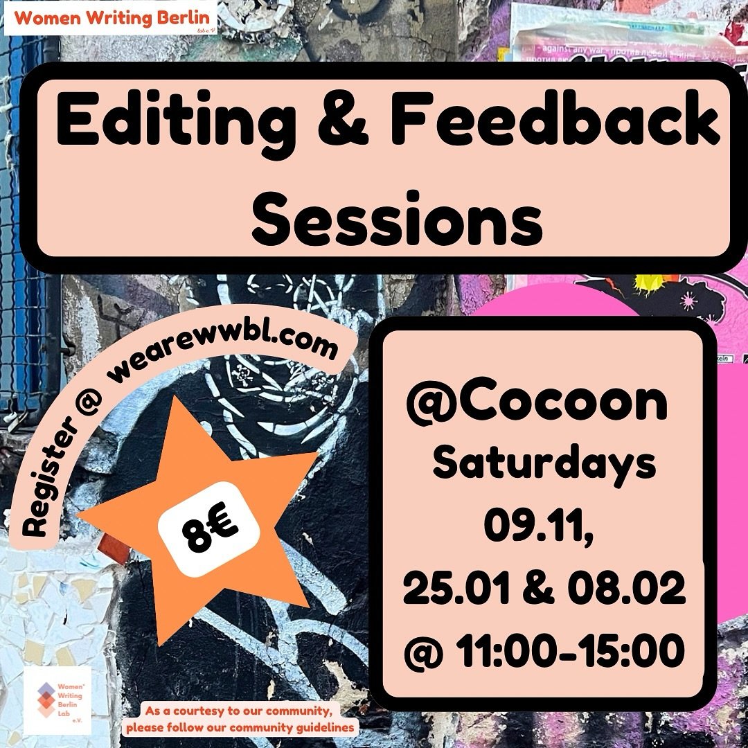 Our Editing &amp; Feedback Writing Workshop is back by popular demand 🫶🏽

A couple months into our writing season, and we have been writing and developing like crazy. At some point, we stop and look around and wonder, &ldquo;Am I ever going to fini