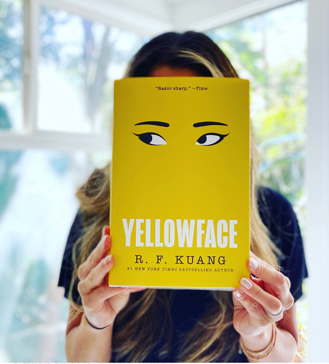 Yellowface|by R.F. Kuang​​​​​​​​
​​​​​​​​
REVIEW: Run out and read this ​​​​​​​​
#ITSLITBOOKSREVIEW​​​​​​​​
​​​​​​​​
SYNOPSIS: June Hayward is a struggling author jealous of her more successful Yalie friend, Athena Liu. When a certain turn of events 