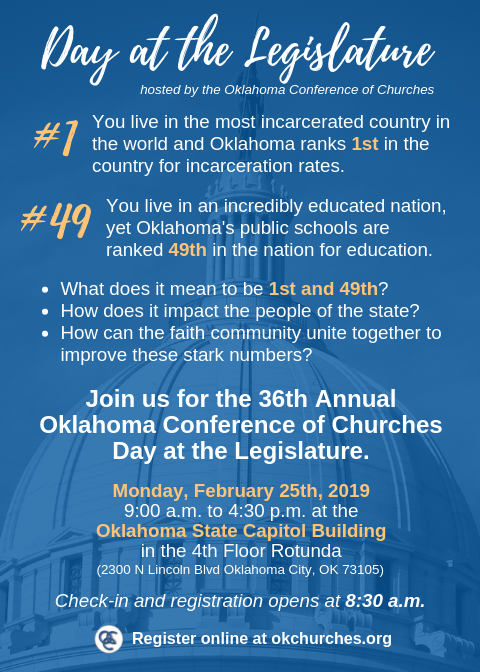 REGISTRATION OPEN: 2019 Day at the Legislature 