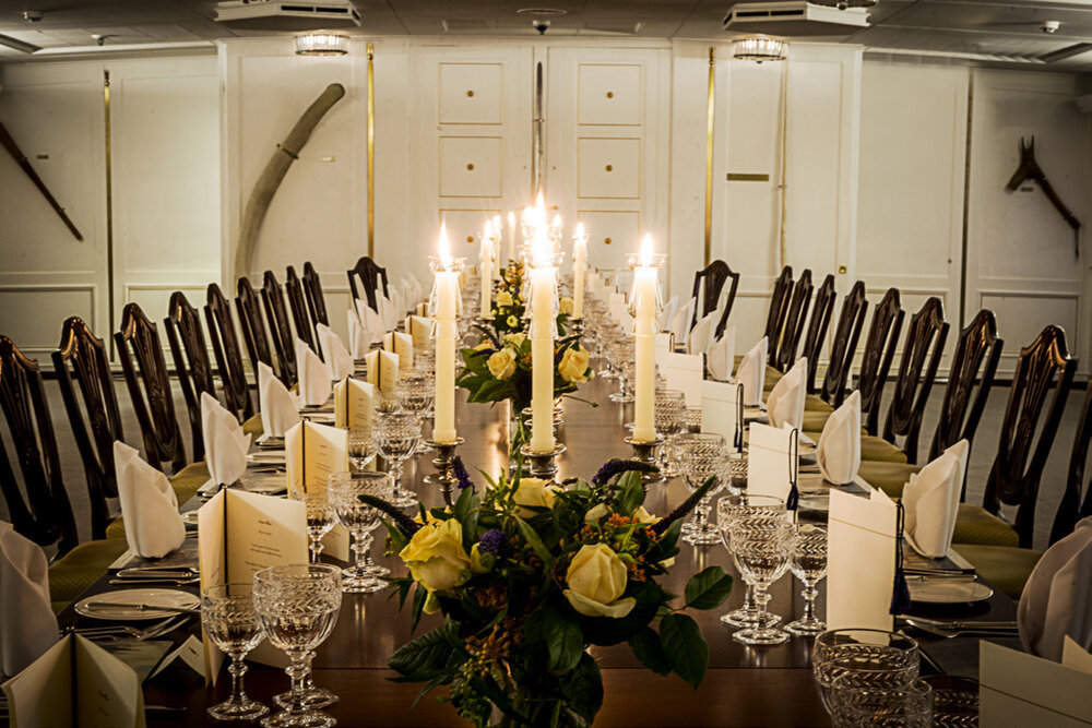 Dining Room on Royal Yacht "Britannia"