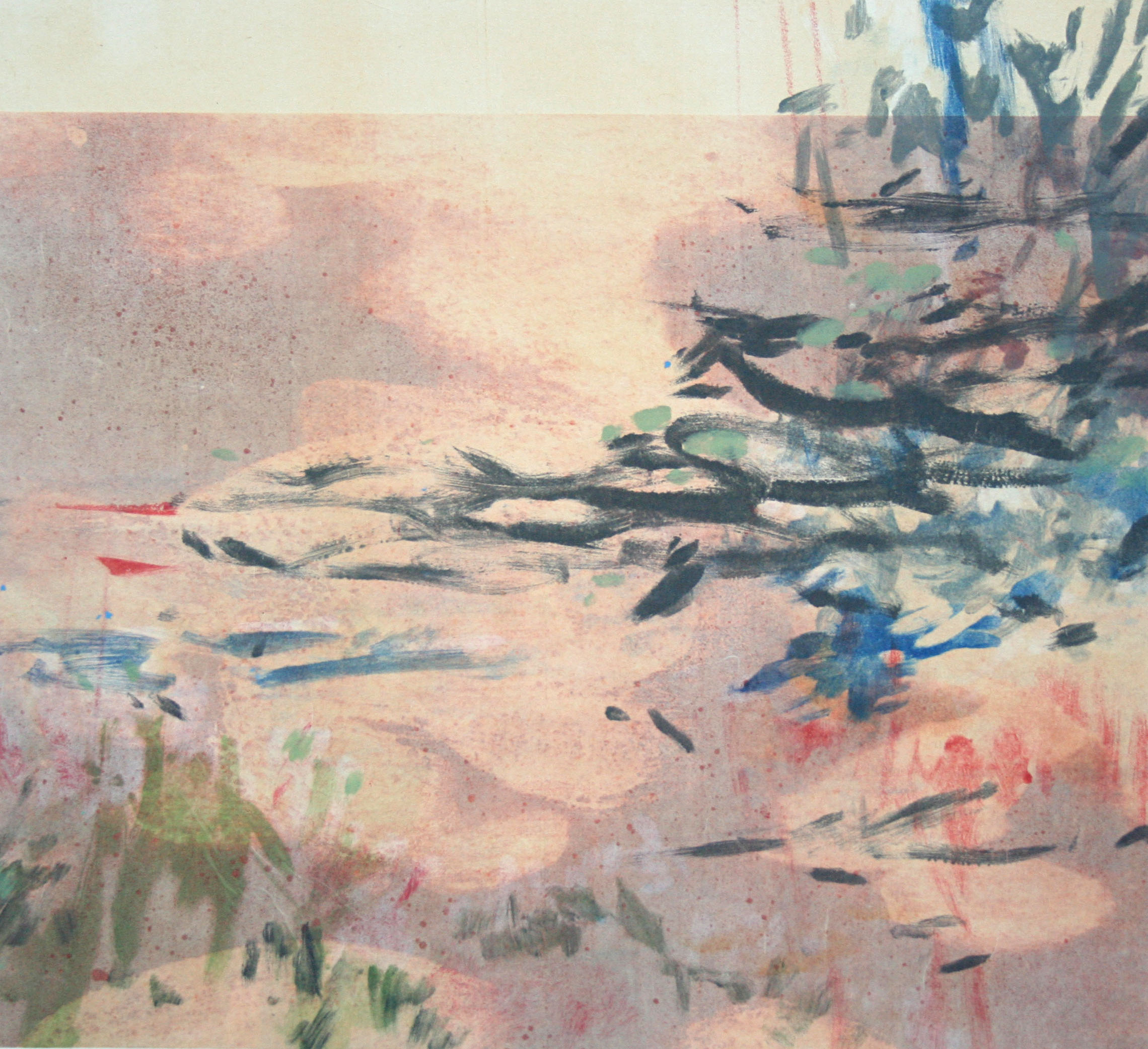 Lori Warner, Nest 01, Monotype, 2011