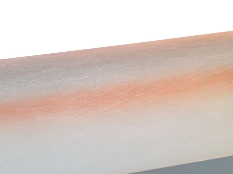 Jeremy Ziemann, detail, orange cast urethan structure 2014