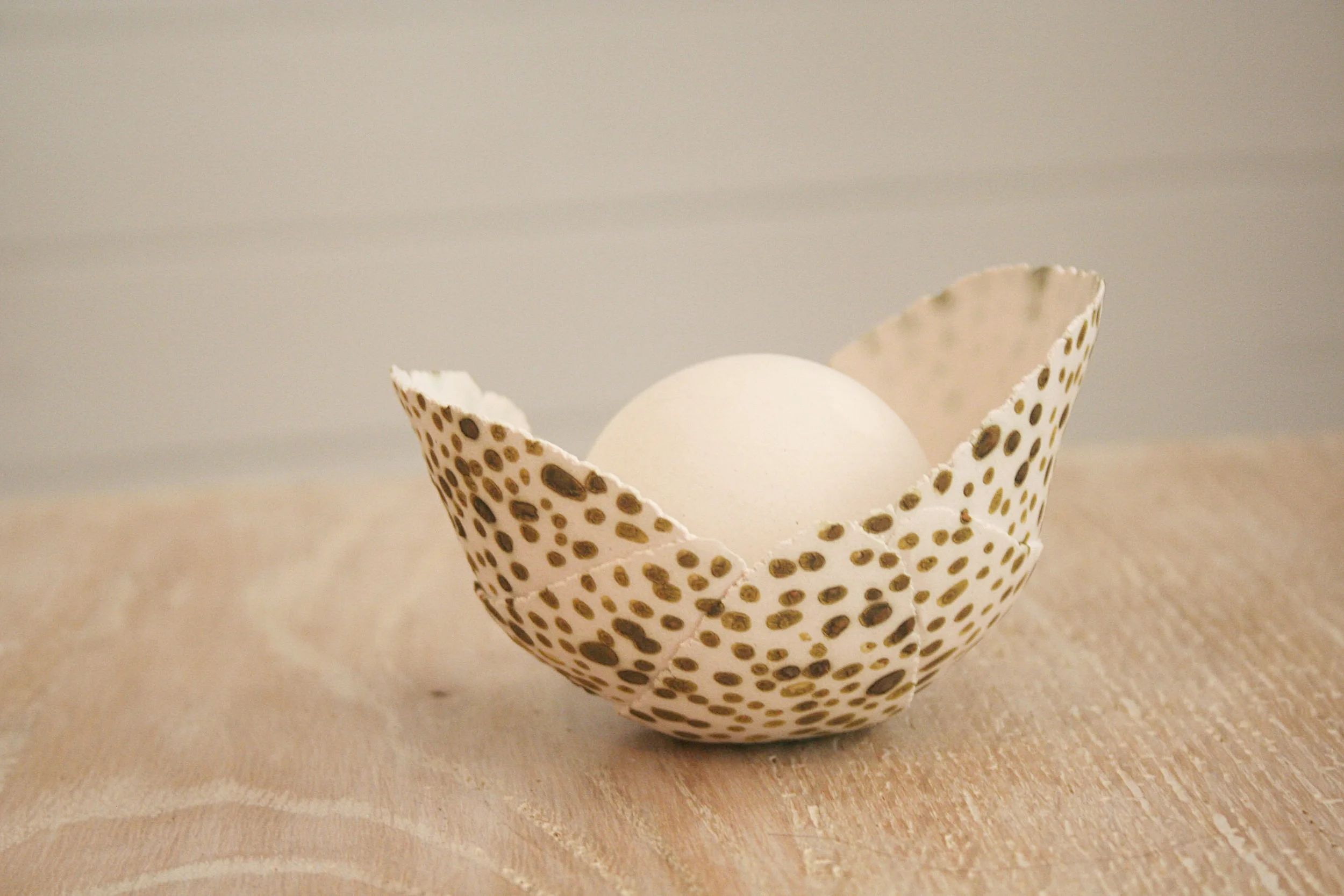 Nest #, porcelain sculpture