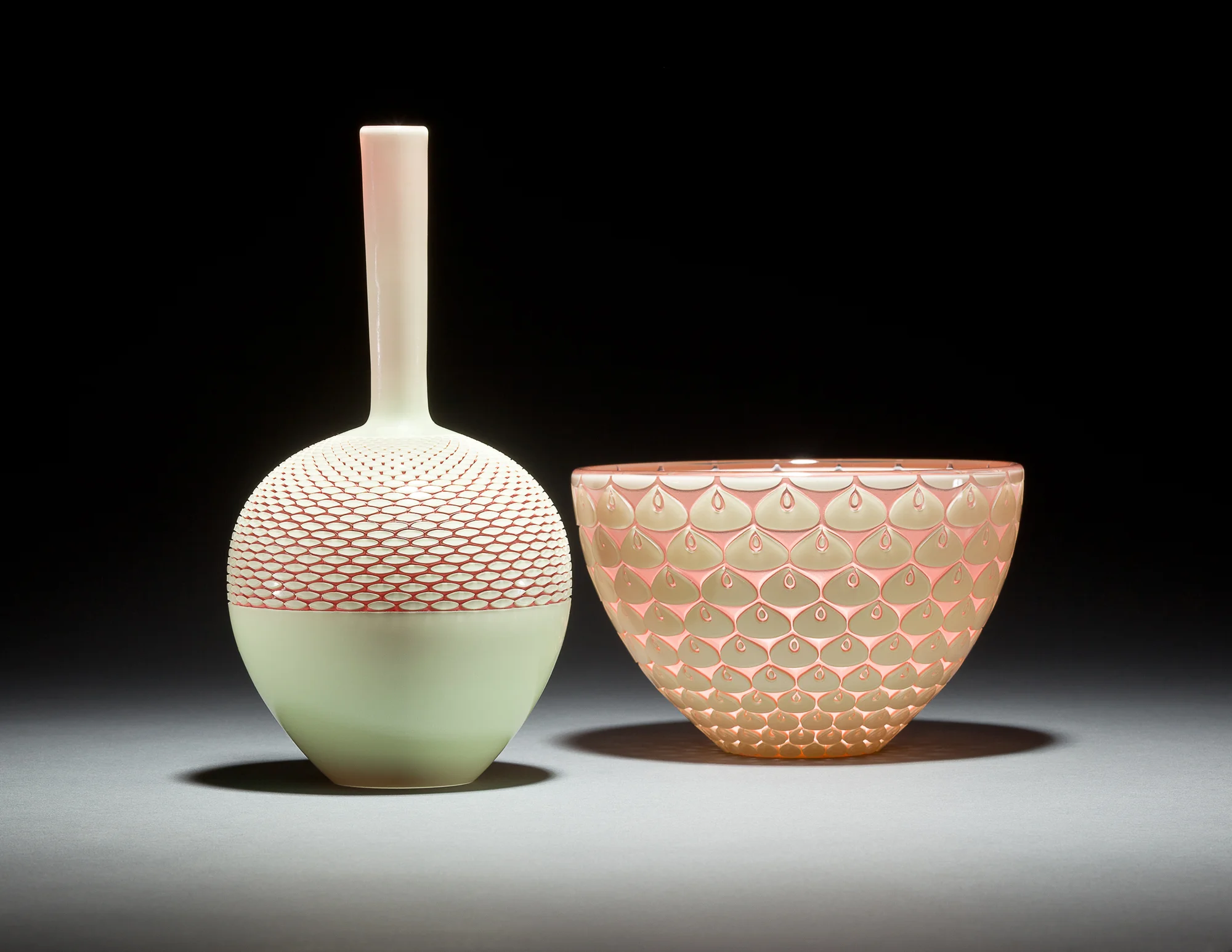 Thistle Bottle, Lotus Bowl
