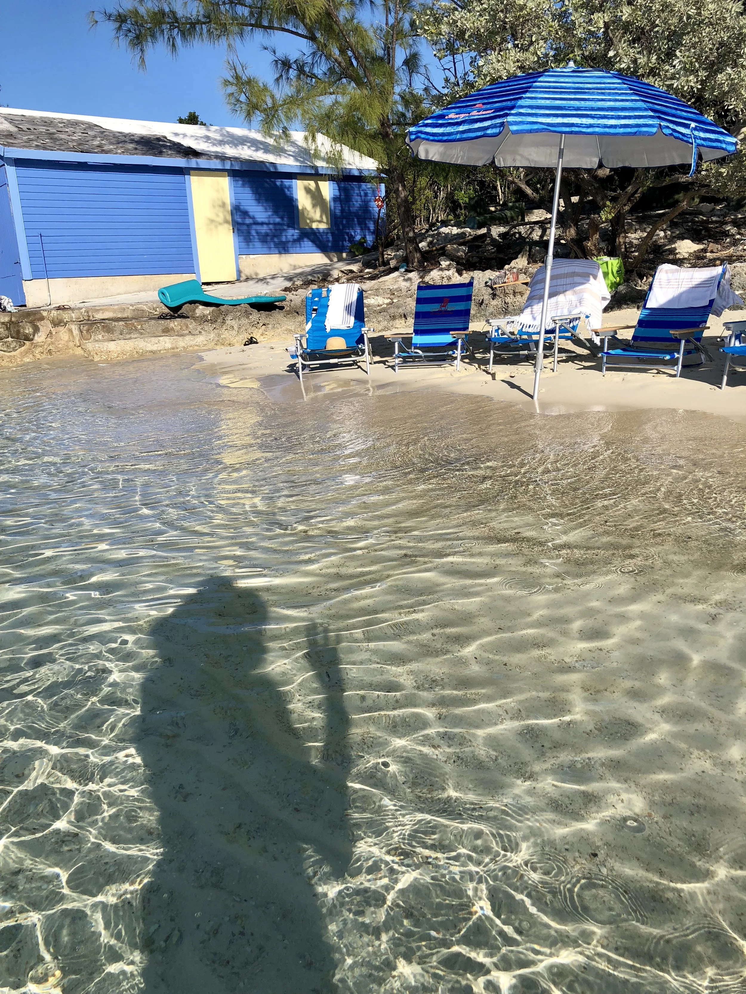 afternoon swim at our private beach