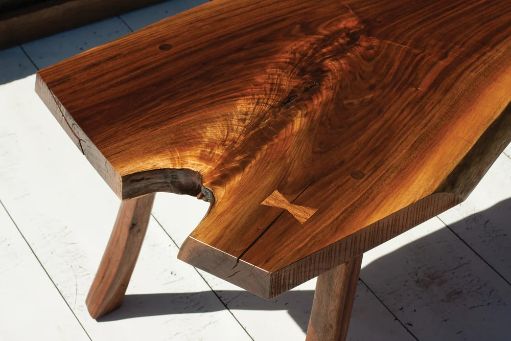 Detail of Riven coffee table