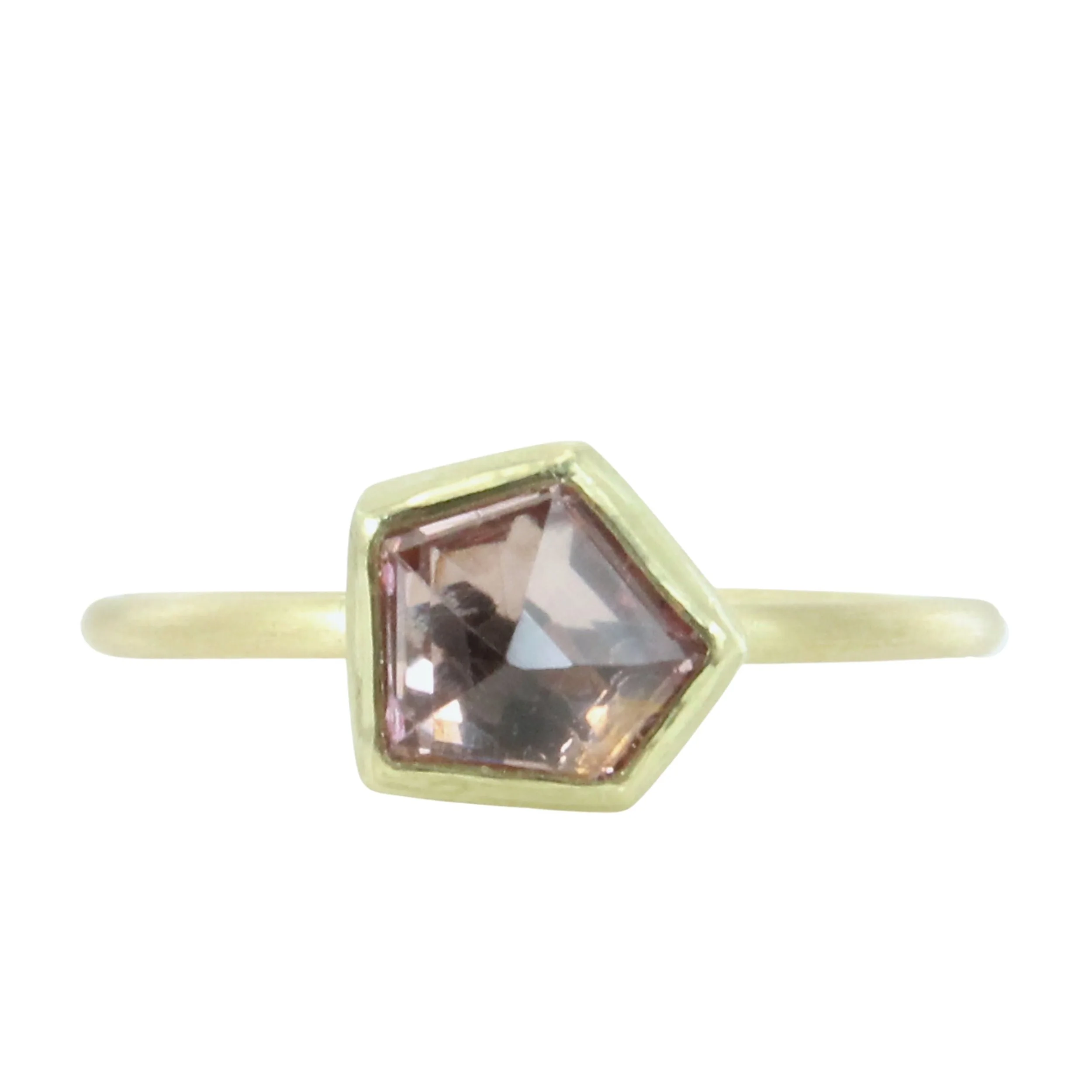 Pink Spinel Ring with 18k Gold