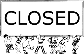 We are closed today