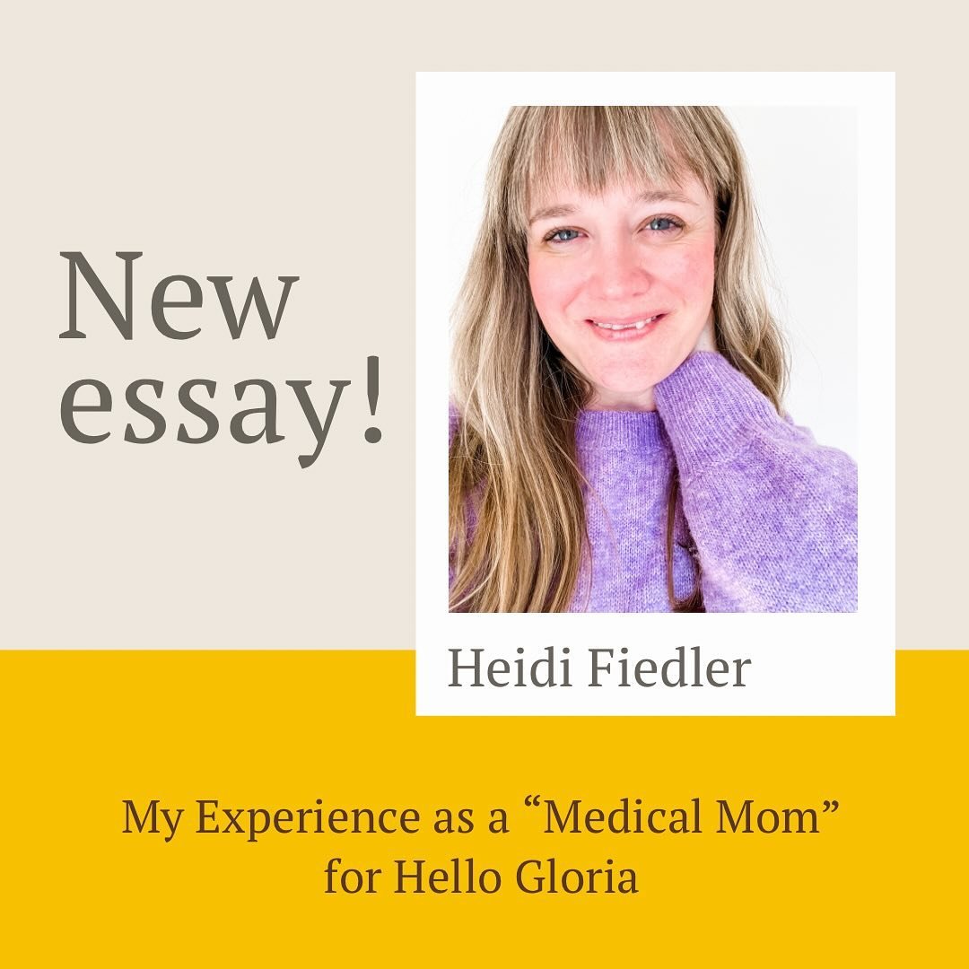 I have a new essay in @hellogloria_ ❣️I&rsquo;m really proud of this piece. I wanted to write about the ordeal we went through to get my son&rsquo;s medication last year in a way that went beyond simply reporting a series of events. @marquita_harris_