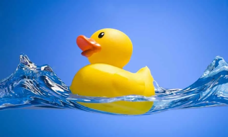 SAVED BY A RUBBER DUCKY