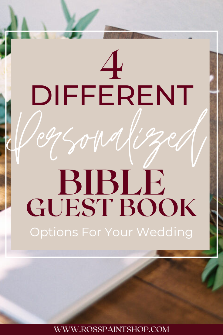 4 Different Personalized Bible Guest Book Options For Your Wedding