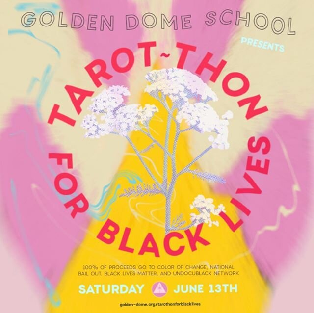 Hello all! I&rsquo;ll be joining the Golden Dome community this Saturday in their virtual TAROT-THON for Black Lives. I&rsquo;m offering 20 min Past Life Present Purpose Readings and a brand new offering, You Are Psychic Readings, for $40 each with 1