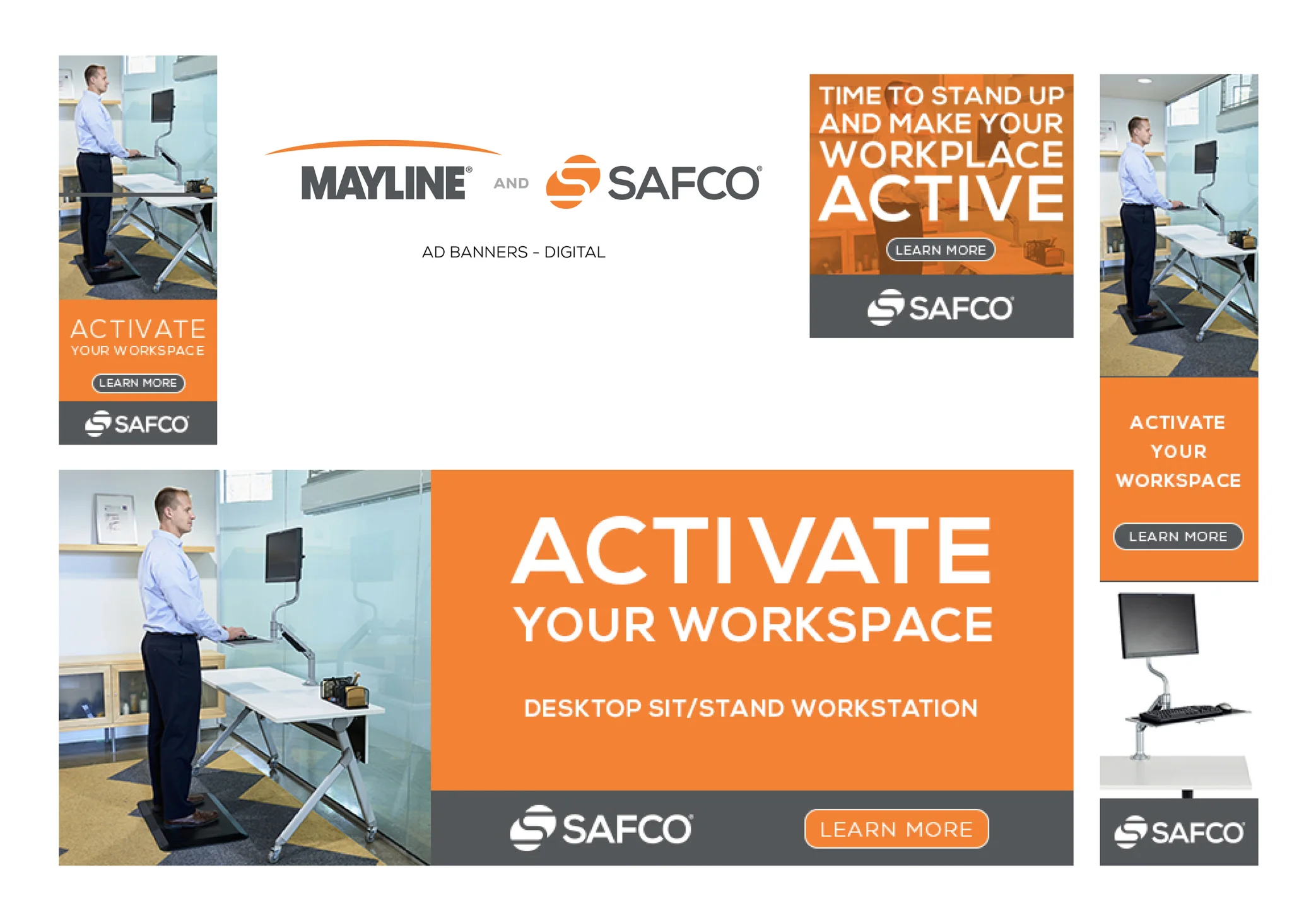 Mayline®–Safco® Digital Ad Banners