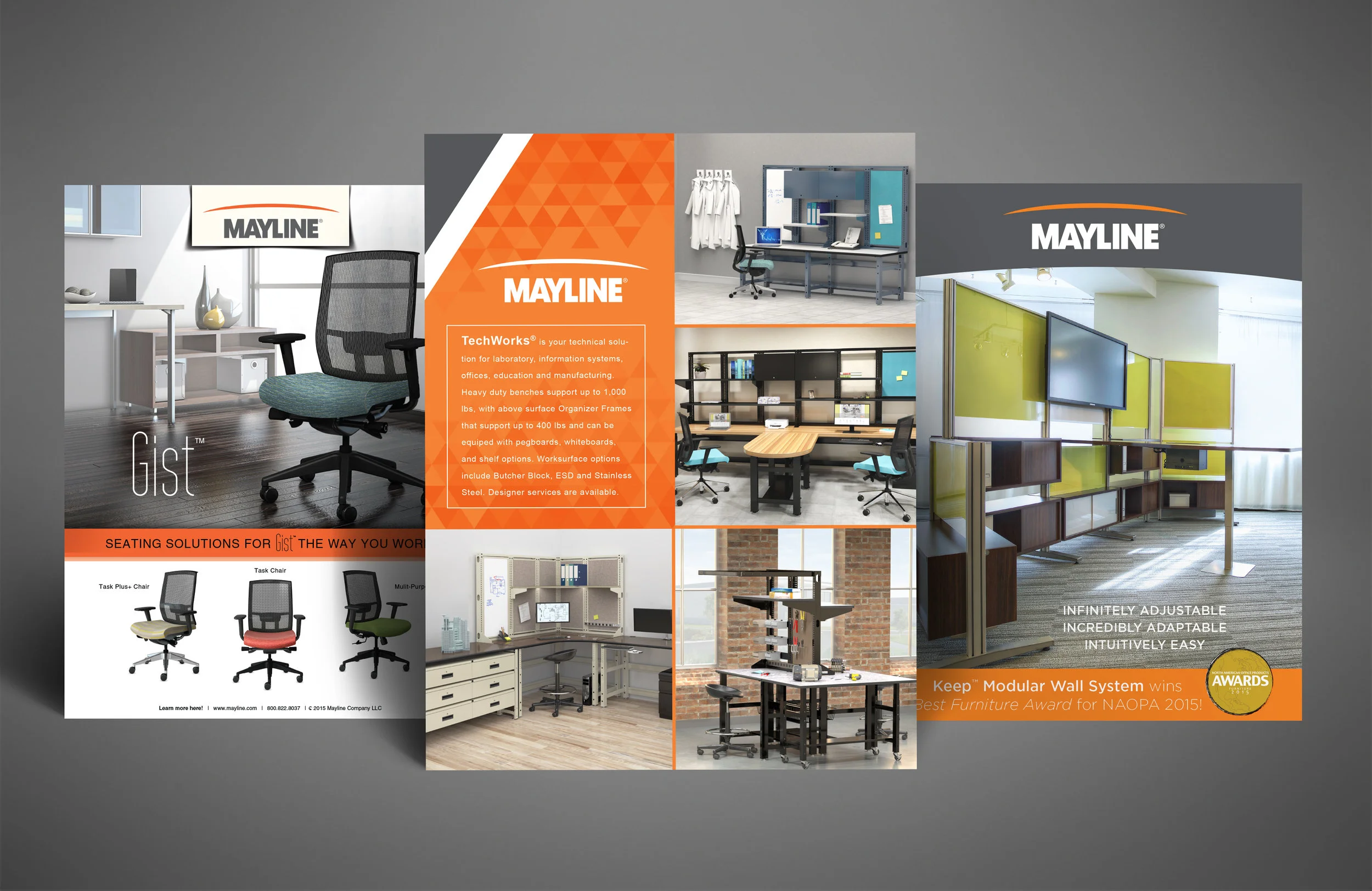Mayline® Magazine Ads