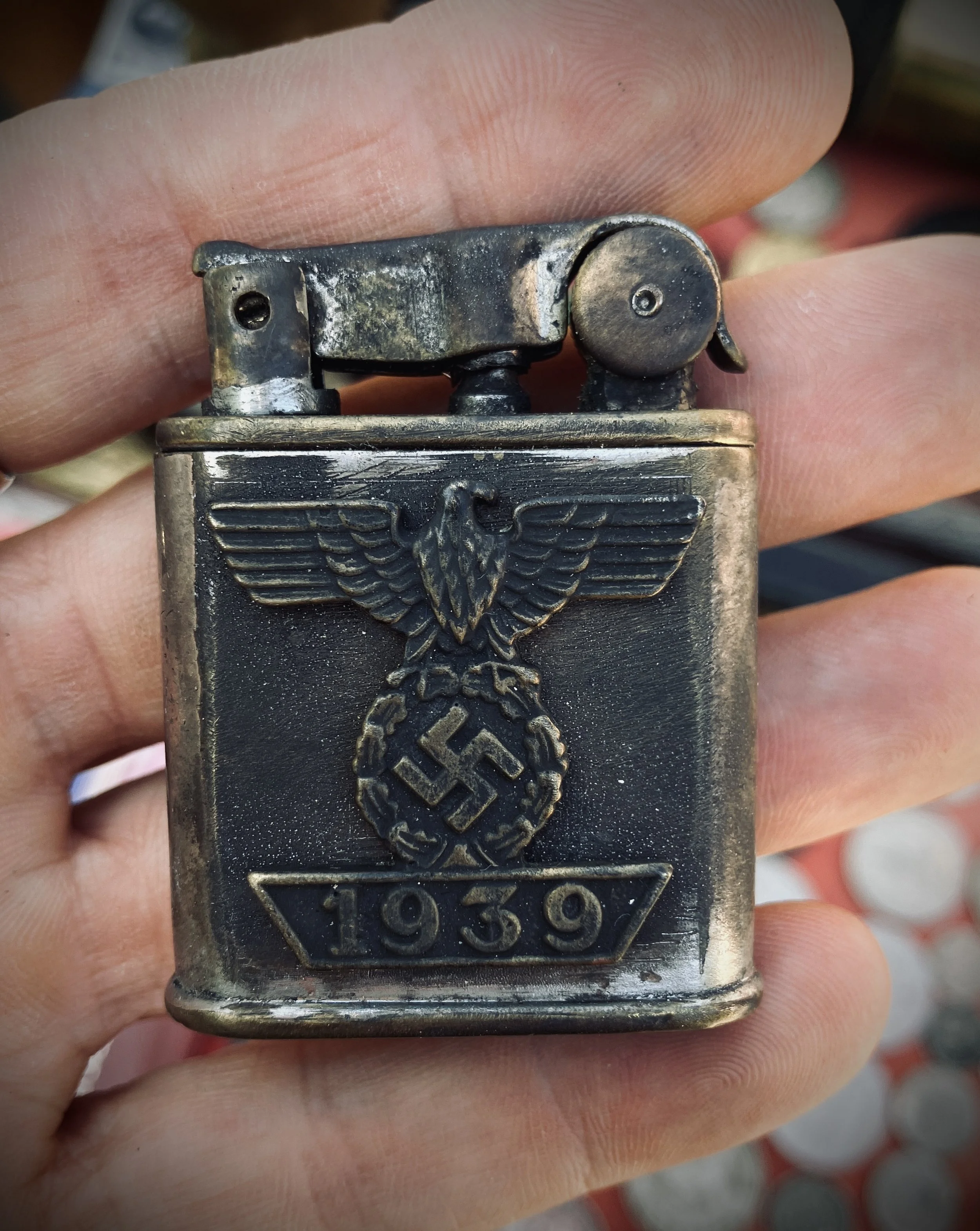 Iron Eagle Paraffin Cigarette Lighter (1939)