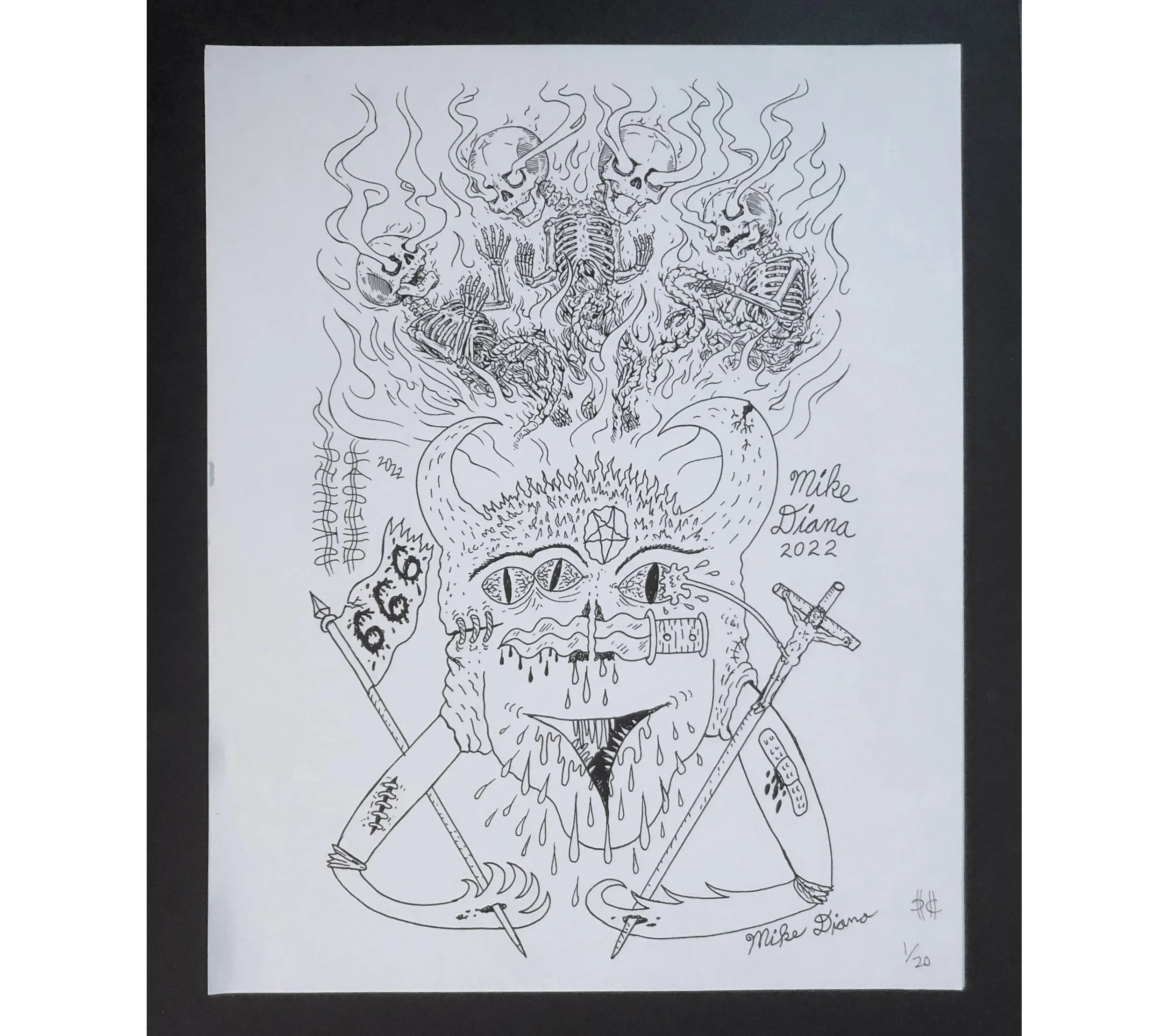 Mike Diana and Checks Cashed1 Print Photo.jpg