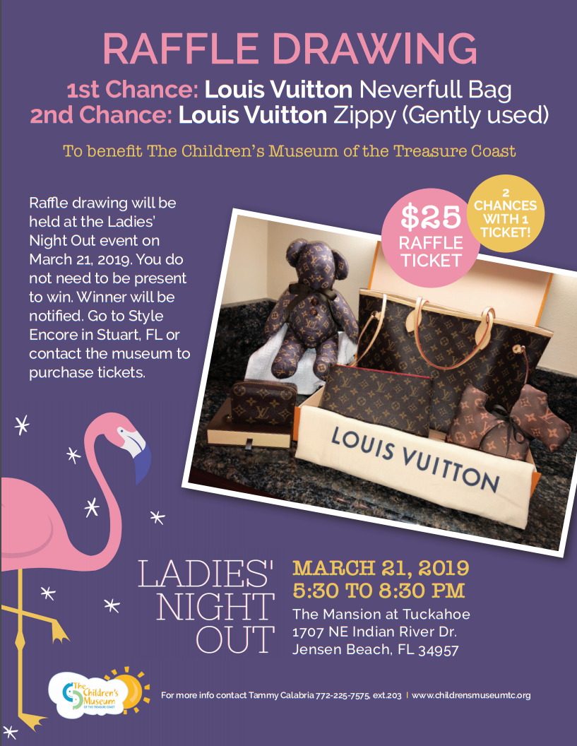 Raffle Tickets Still Available for Louis Vuitton Handbag Drawing