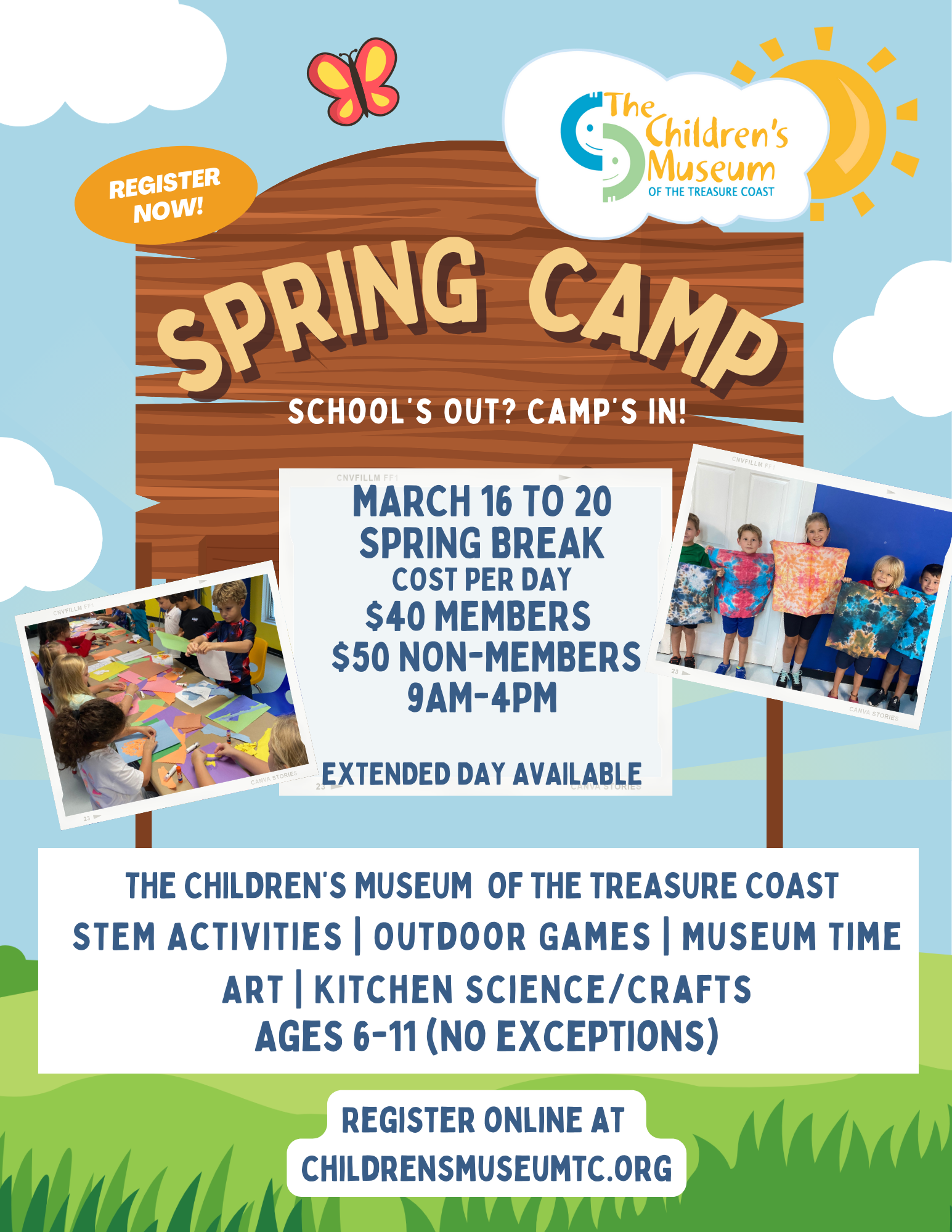 Spring Break Camp - Register Today!