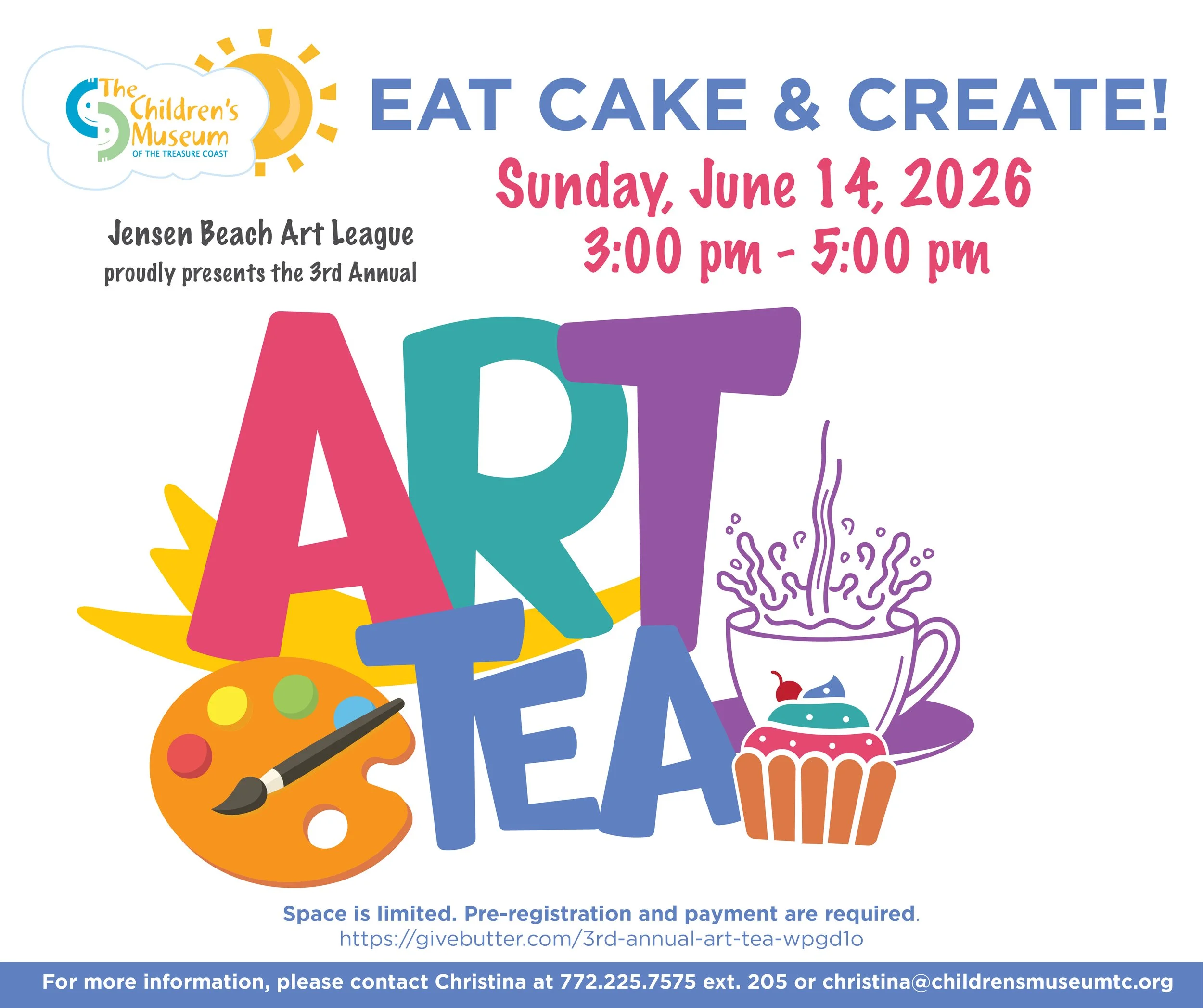 3rd Annual Art-Tea Presented by the Jensen Beach Art League
