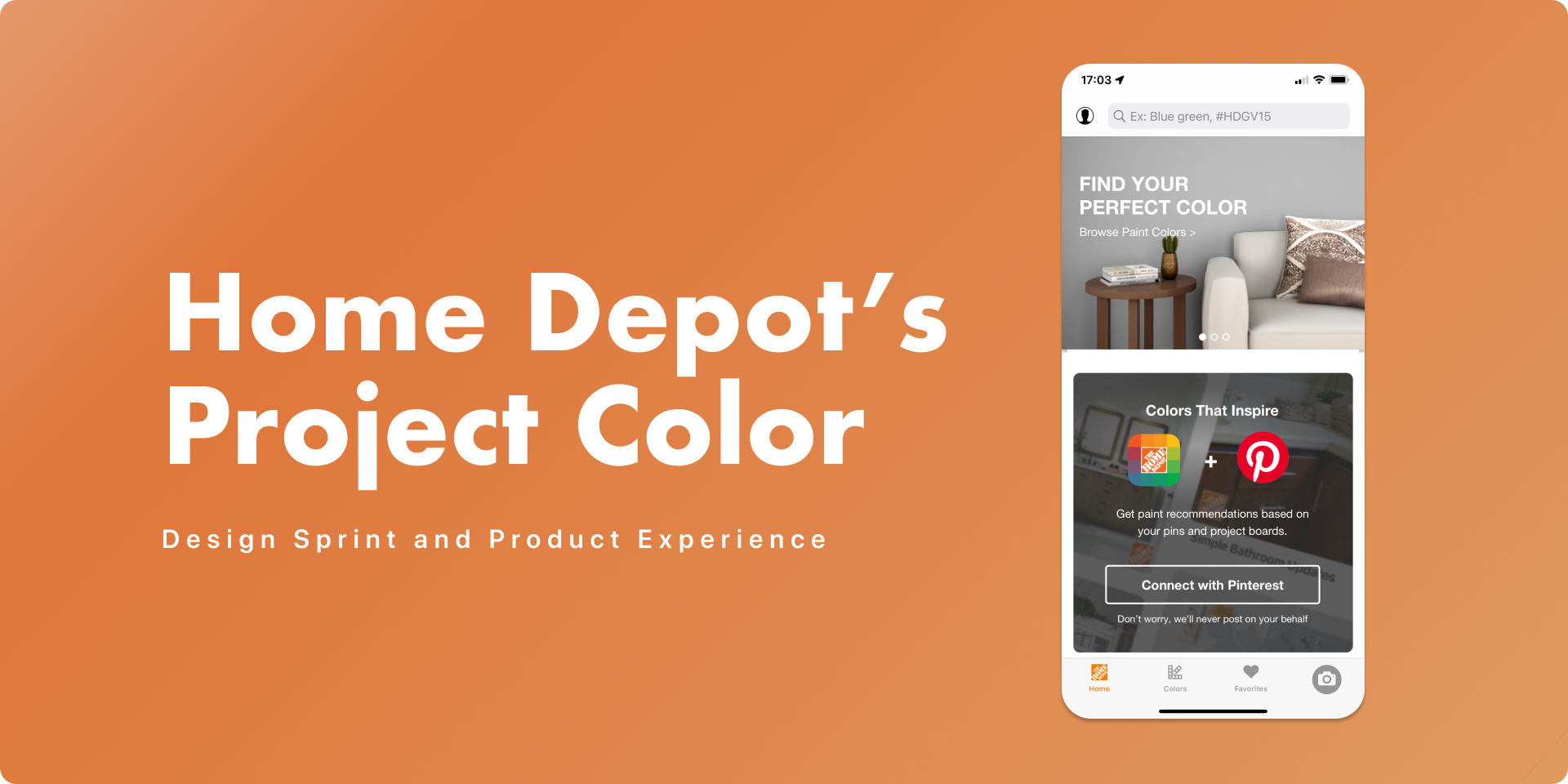 The Home Depot ProjectColor App