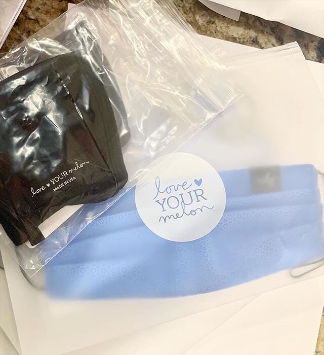 Feeling so grateful to @loveyourmelon who partnered with HayesTough and countless charities across the US to provide face masks to those most vulnerable!  I sent out over 90 packages with masks to childhood cancer warriors across the state.  During t