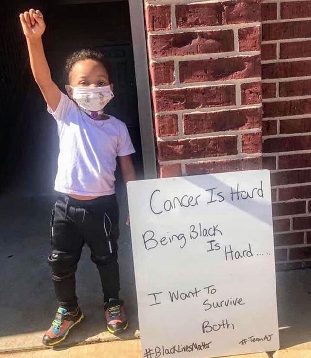 He deserves to survive both. 🖤🎗 Credit: AJ Turner Fighting Leukemia on Facebook