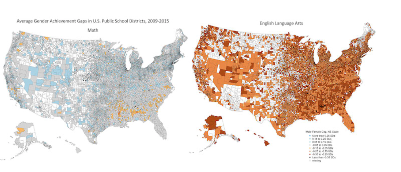 Gender Achievement Gap in Math and English