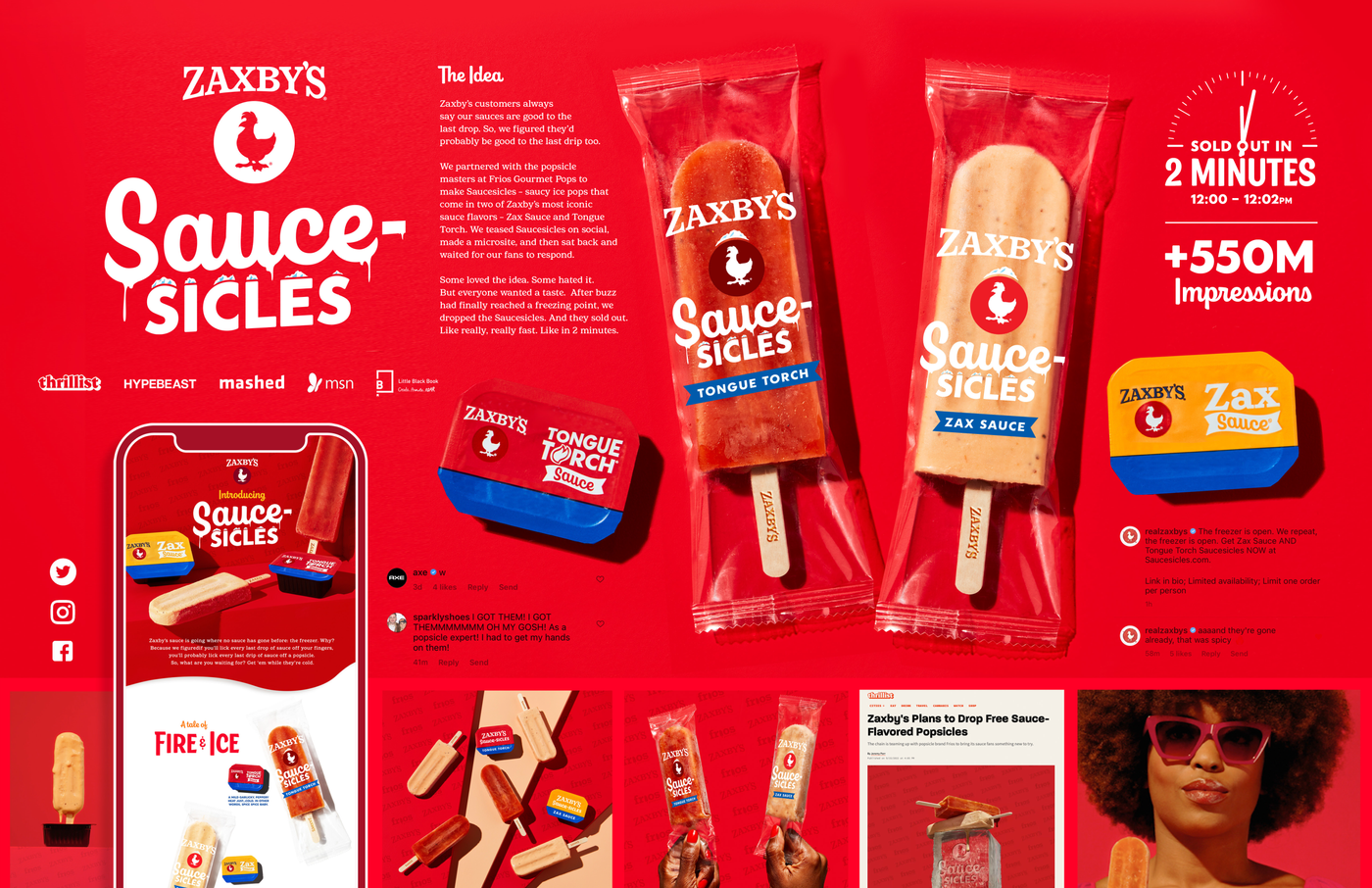 Zaxby's Saucesicles — JESSE MOEN