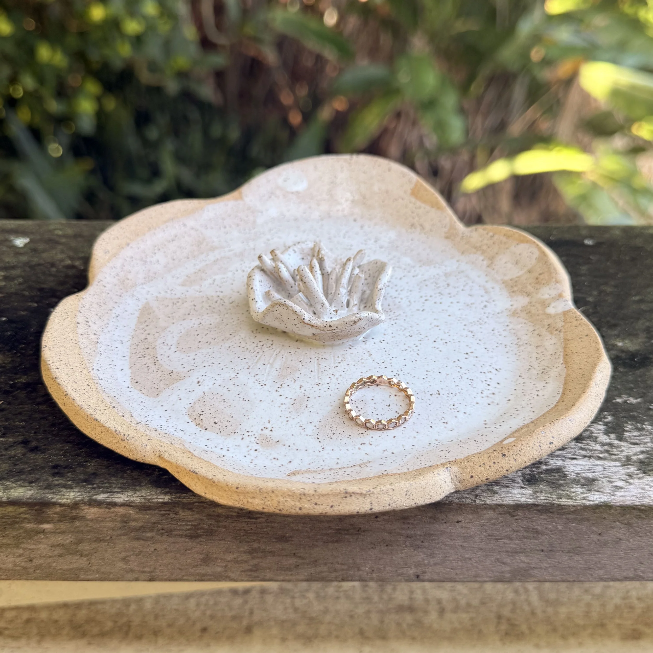 Hibiscus-inspired Jewelry Dish