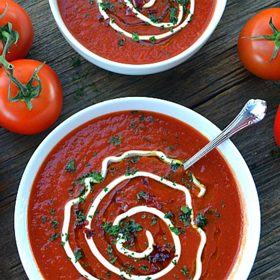 Roasted Red Pepper Tomato Soup