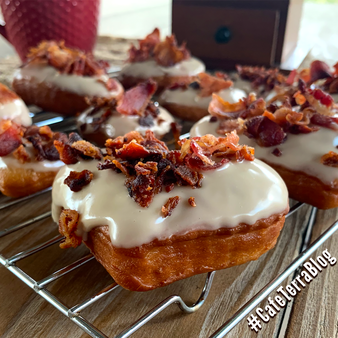 Maple Bacon Yeasted Donuts