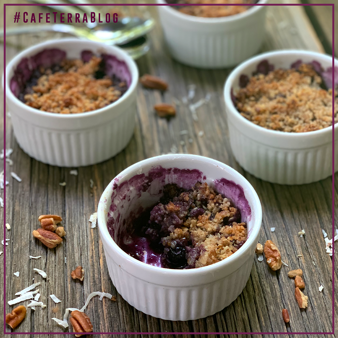 Your Very Own Blueberry Crumble