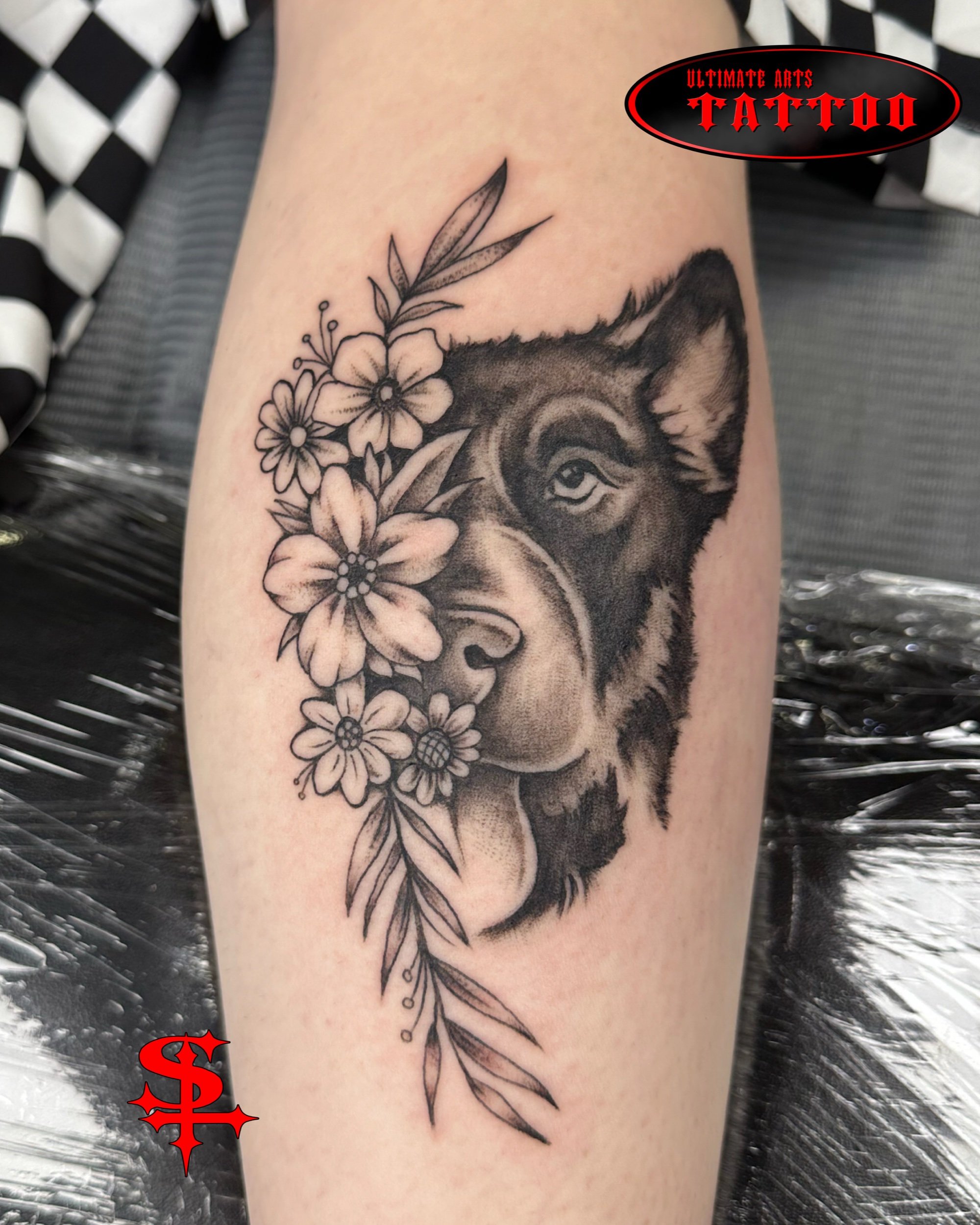 Dog tattoo