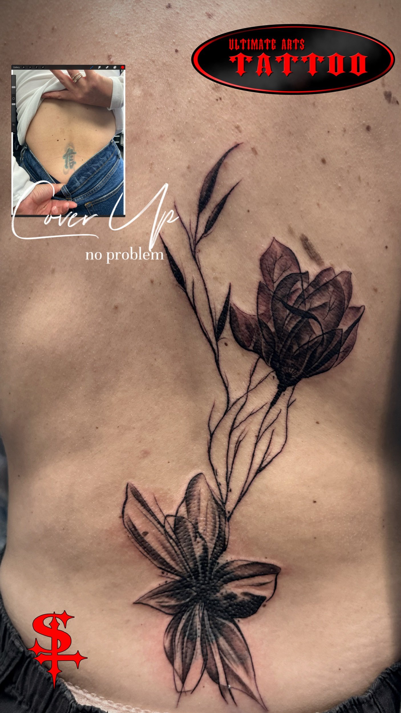 Cover up with X-ray flowers