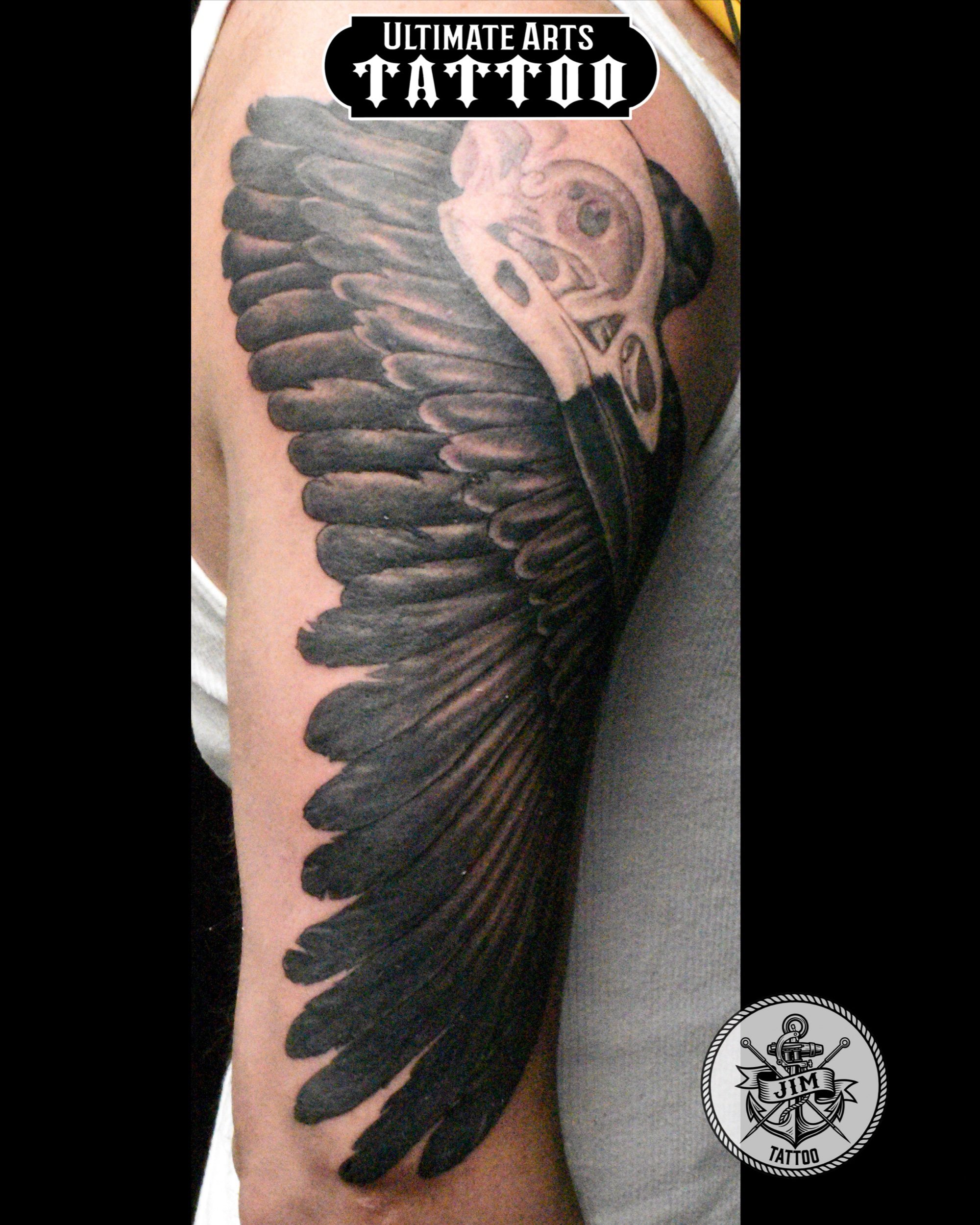 Bird Skull and Wings