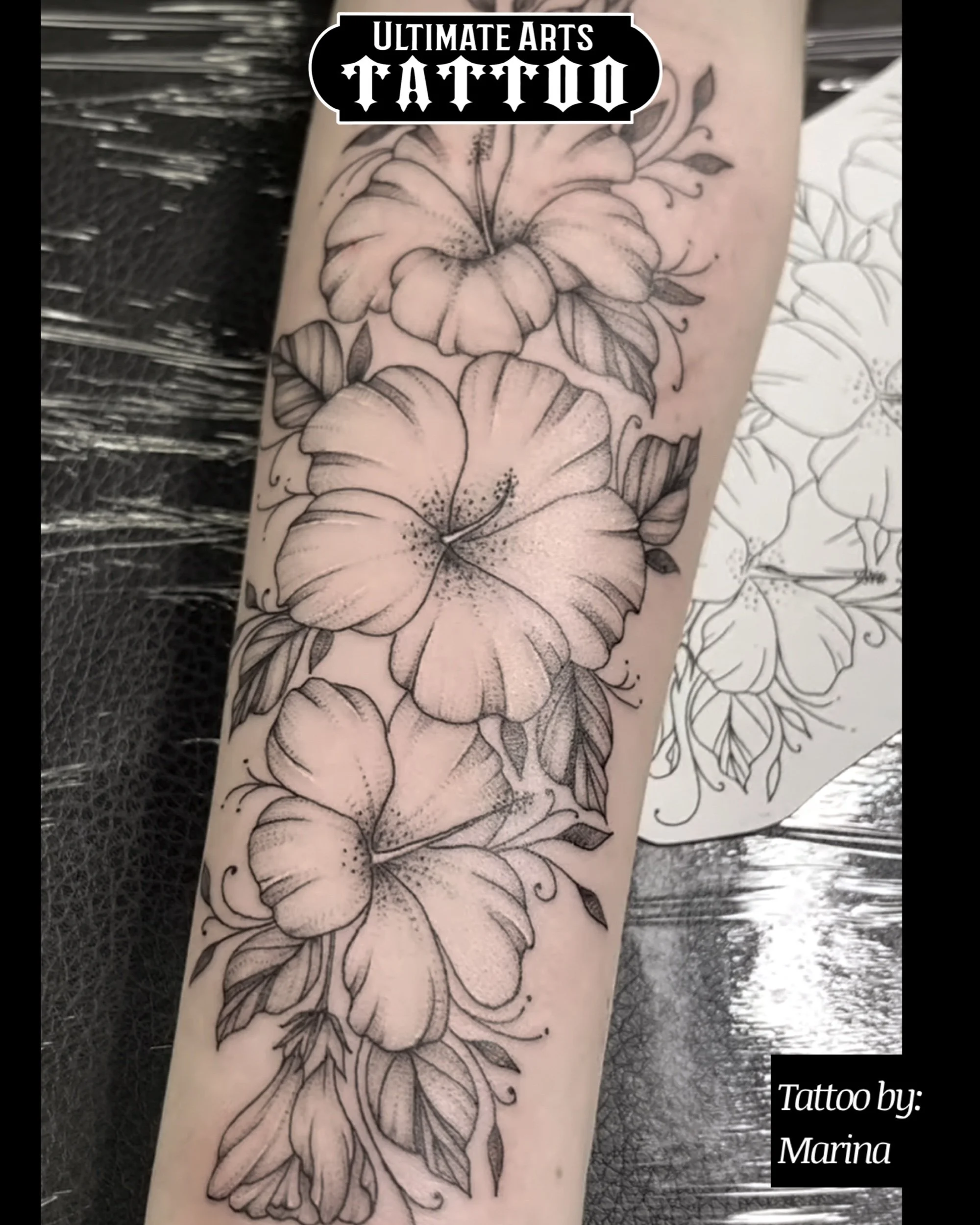 Floral Fine Line