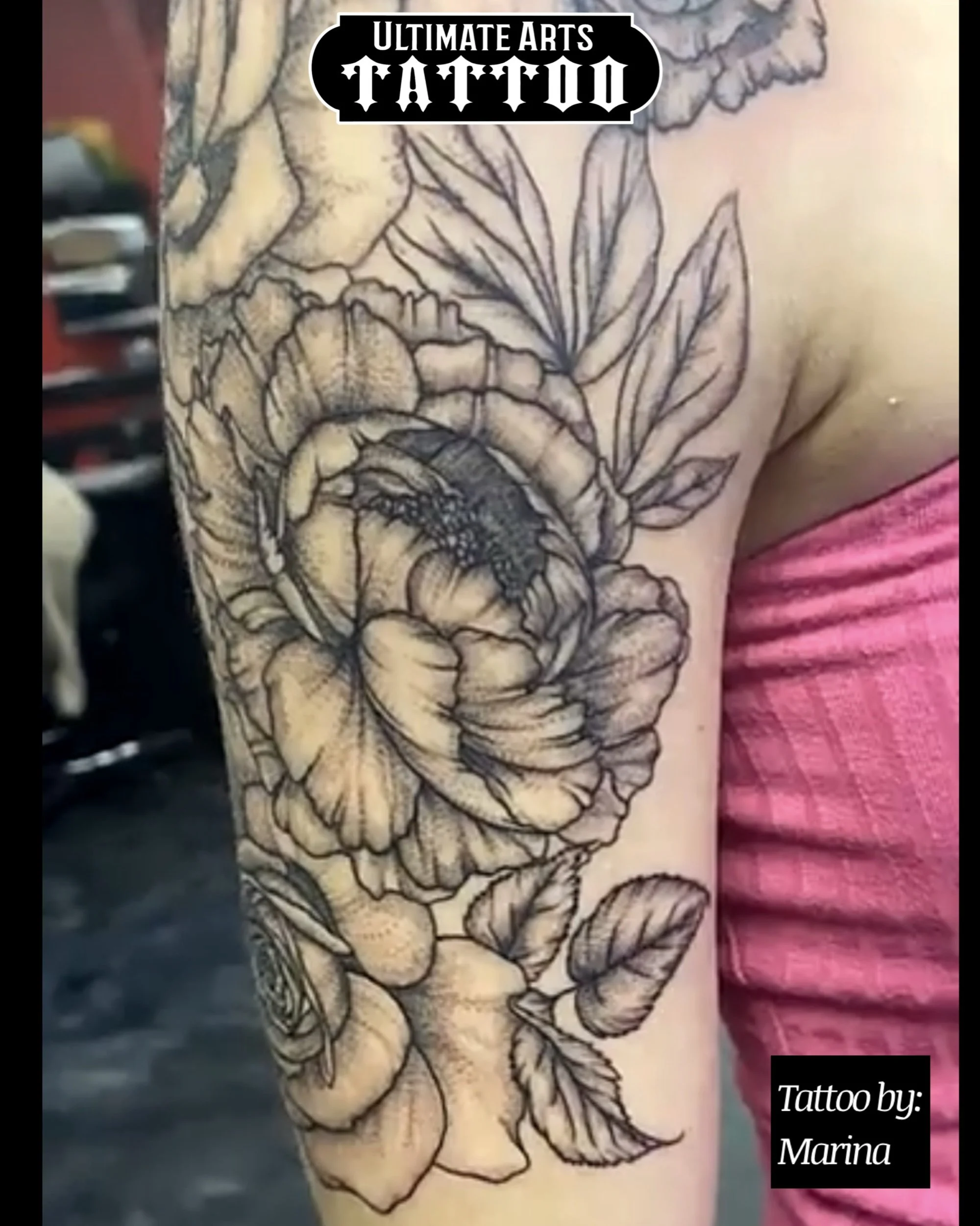 Floral Shoulder Piece