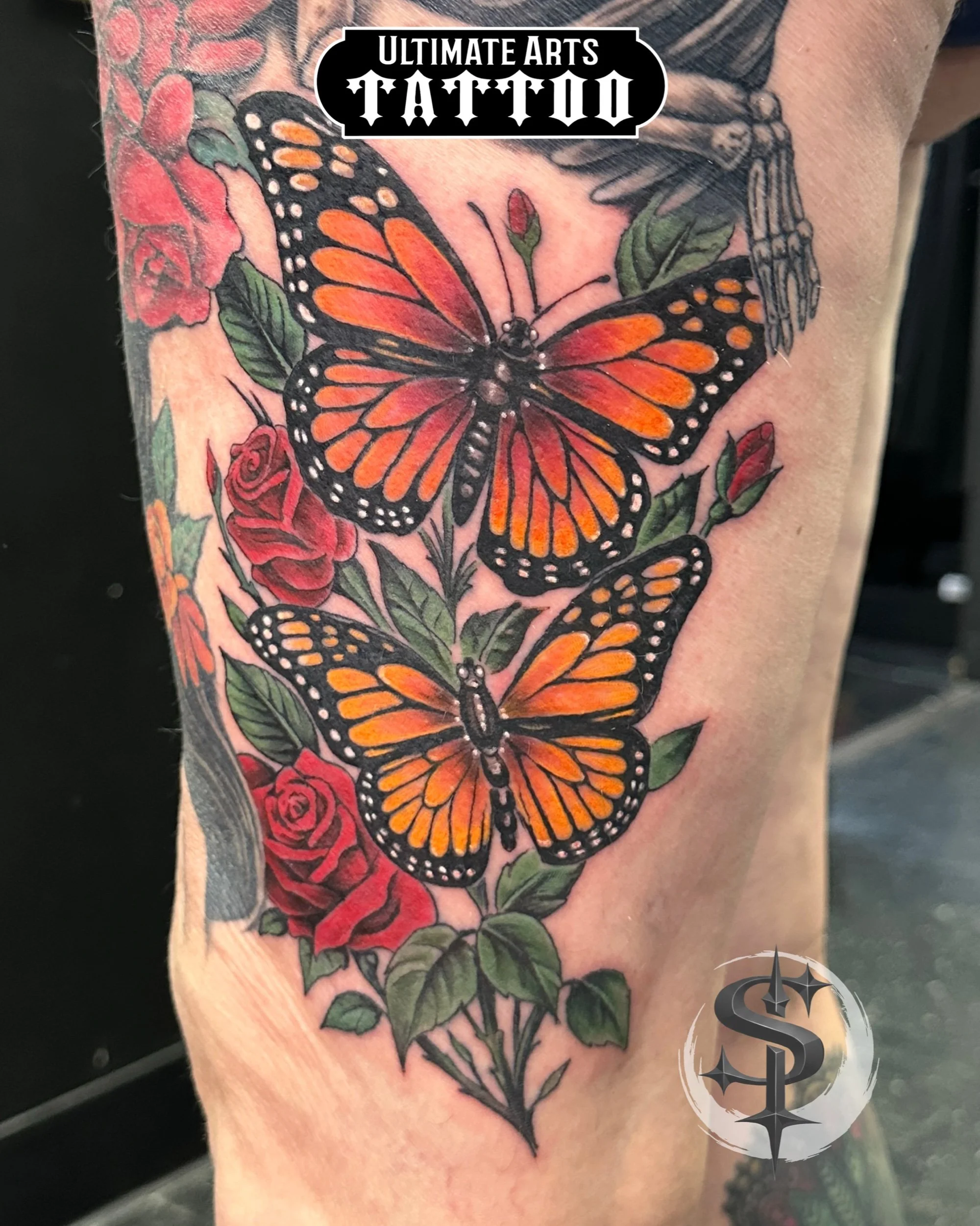 Butterflies and Roses 