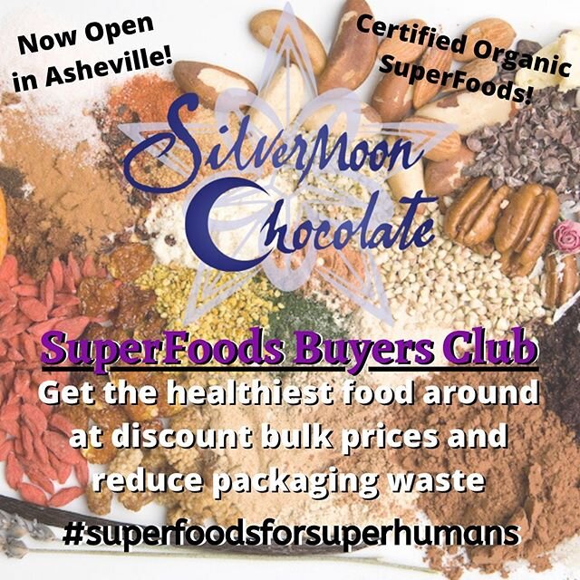 March Madness begins... Announcing our long awaited Superfoods Buyers Club launching now in Asheville!! Want to be the healthiest version of yourself and get access to top quality organic superfoods at discount bulk prices while helping reduce excess