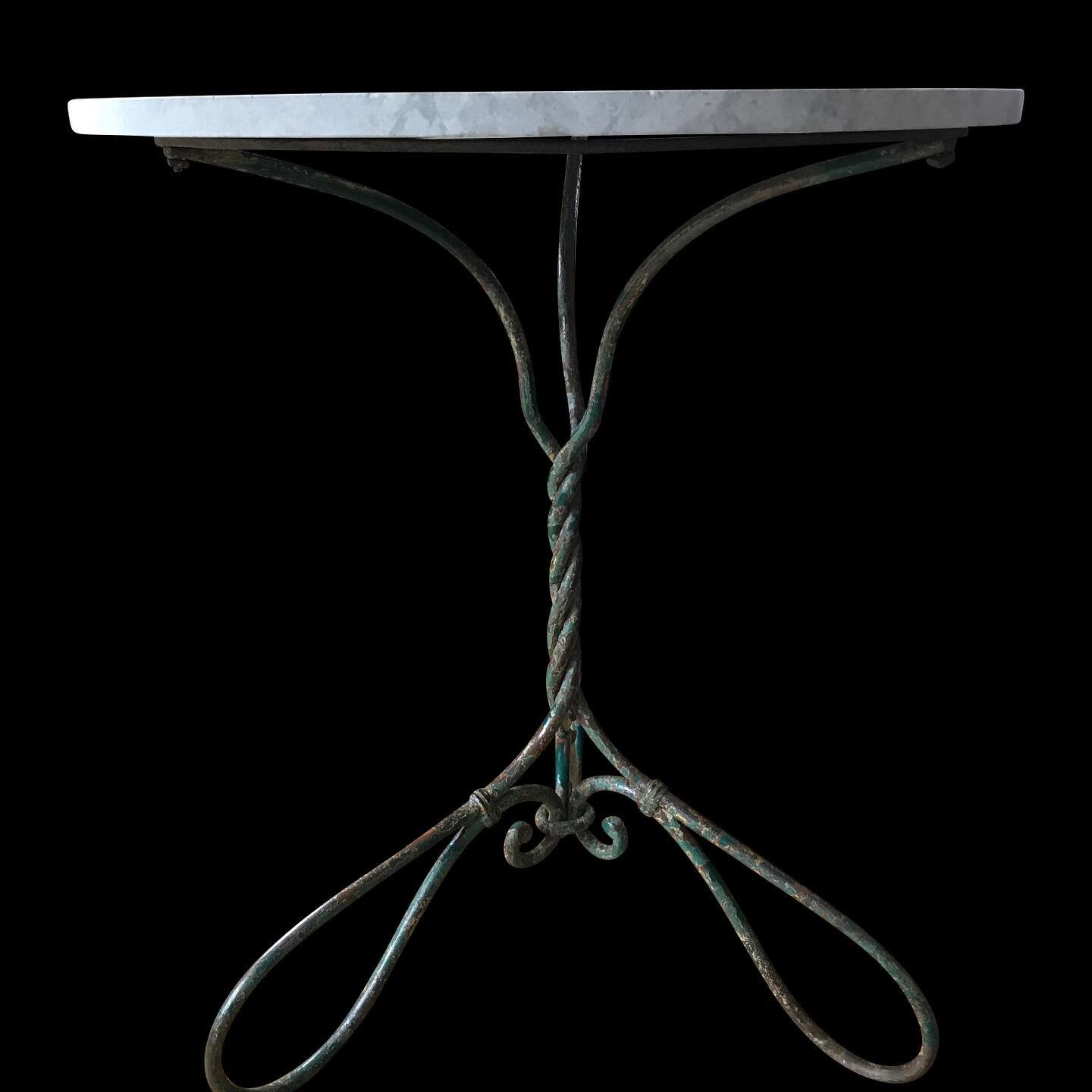 Rare mid 19th Century Iron Vachon cafe / garden table with layers of old paint
﻿#antiques #interiordesign #interiors #interiordecor #antiquedealer #london #anitquegardenfurniture #architecturalantiques #architecturalsalvage #paris #frenchantiques #an