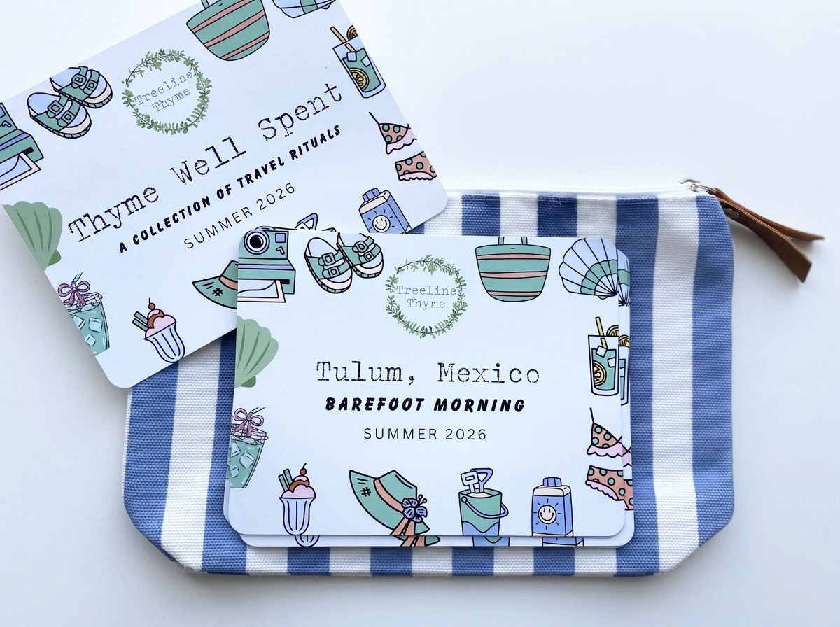 Treeline Summer 2026 Travel Rituals | Physical Collection