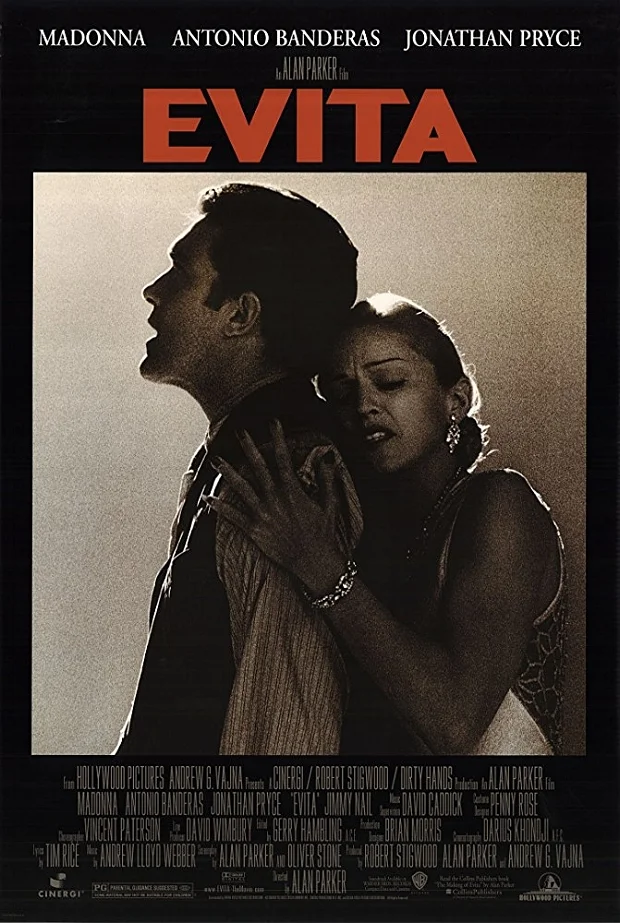 Evita Scenes with Madonna made the extended cut. Arresting Officer. 